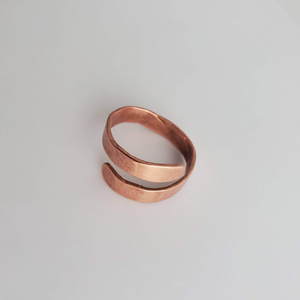 "Between The Lines " - Adjustable Copper Ring