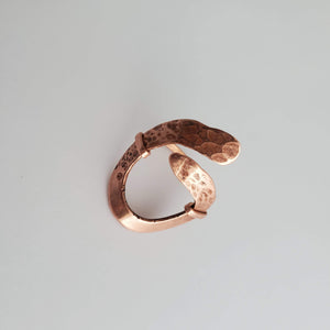 "6ix Ring" - Hammered Copper Ring