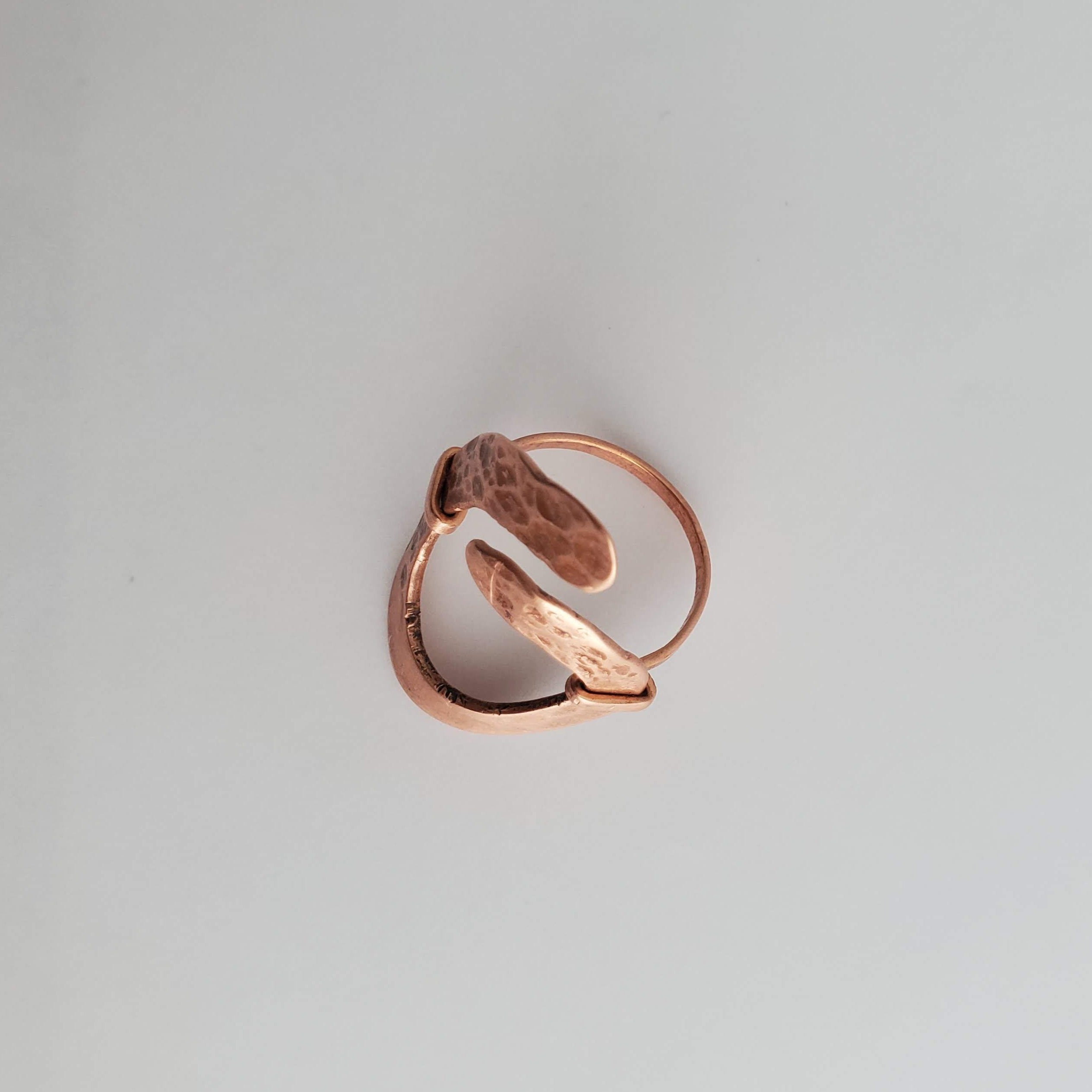 "6ix Ring" - Hammered Copper Ring