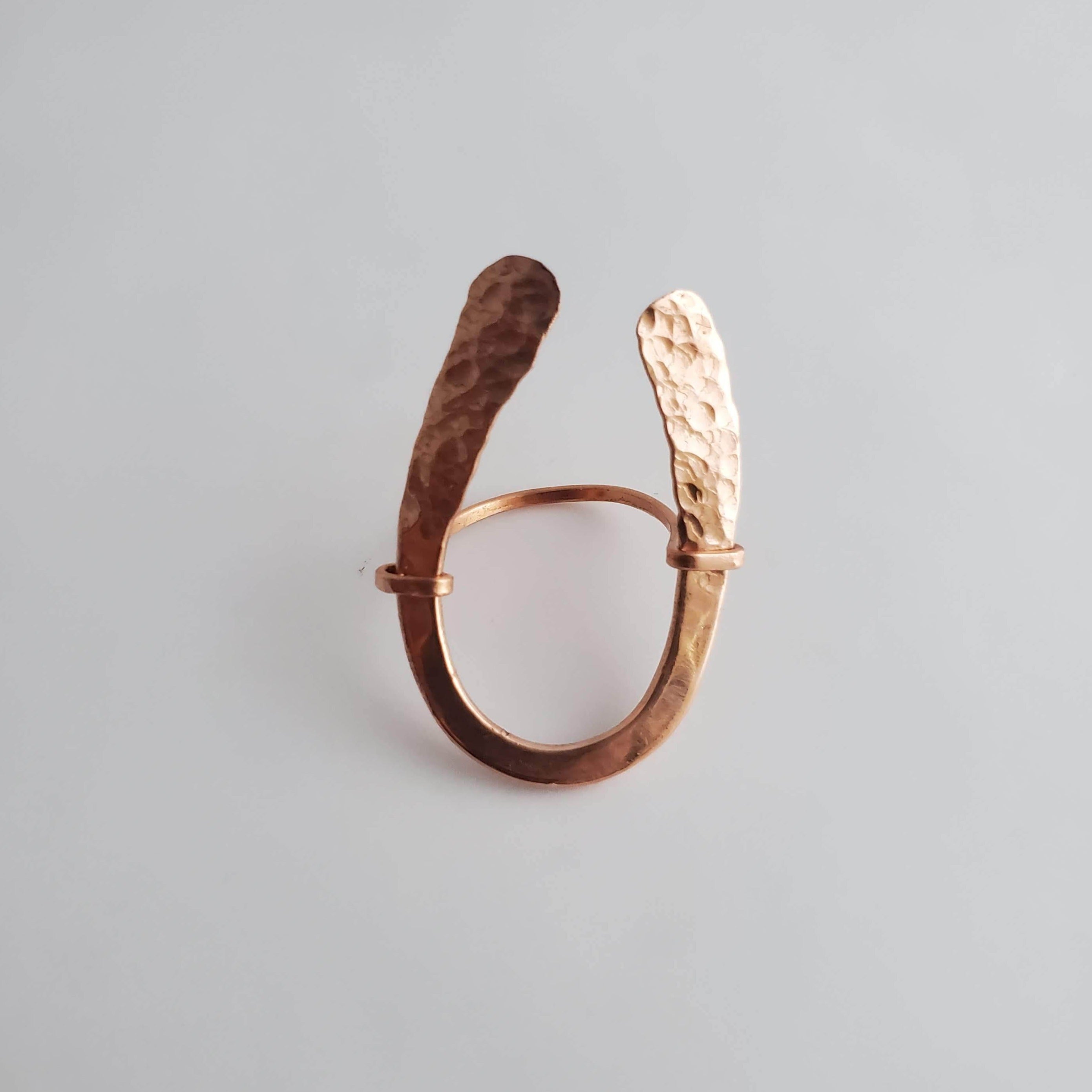 "Helwa Ring" - Hammered Copper Ring