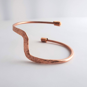 'Ka Bracelet' - Hammered Copper Cuff