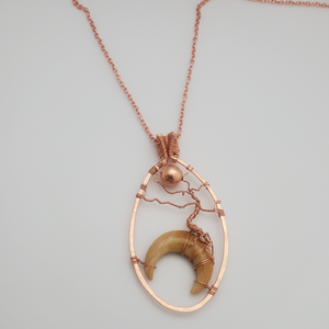 "In Bloom" - Indonesian Agate Crystal Necklace