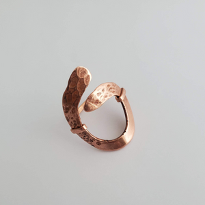 "6ix Ring" - Hammered Copper Ring