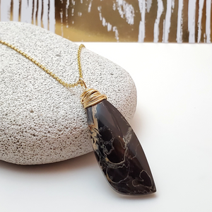 Petrified Palm Root Amulet