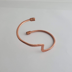 'Ka Bracelet' - Hammered Copper Cuff